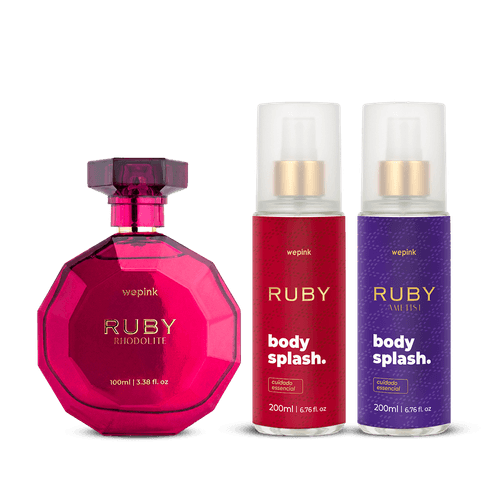 Kit Ruby Rhodolite + Body Splash Ruby + Ruby Ametist